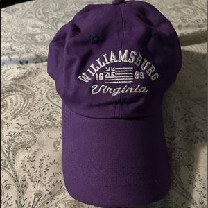 Williamsburg Virginia hat purple women’s